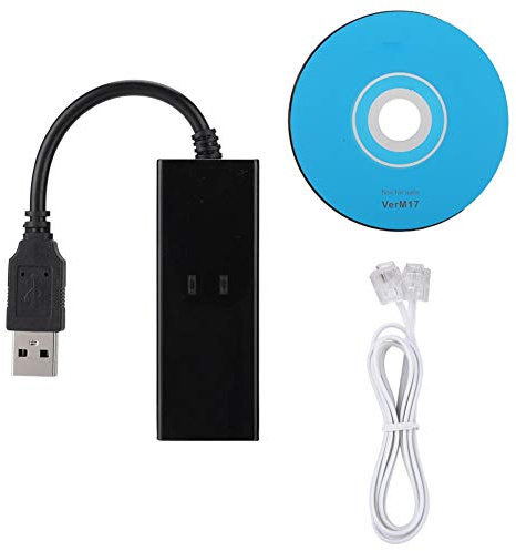 Garsent USB 56K Voice Fax Daten Externes V.92 USB Externes Modem Kompatibel mit XP