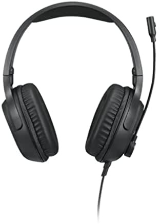 Lenovo IdeaPad H100 Gaming-Headset, 50-mm-Treiber, Stereo-Over-Ear-Kopfhörer mit Mikrofon, gepolsterte Ohrmuscheln, Inline-Lautstärke, GXD1C67963, Schwarz