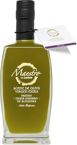 DCOOP Aceite de Oliva Virgen Extra - Premio Mejor Maestro de Almazara, Sin Filtrar, AOVE Variedad Picual, Edición Exclusiva y Limitada, Ideal para Consumo en Crudo, 500 ML