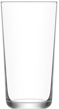 LAV 6x Clair 490ml Assos Verres à Whisky - Grand Lave-Vaisselle Verre Eau Gin Jus Cocktail Buvant Hi Ball Verres Verrerie Ensemble