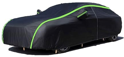 Auto Abdeckplane Wasserdicht füR FIAT 500 500C 500L 500X, Autoabdeckung Hagelschutz, Autoabdeckung Vollgarage Abdeckplane, Outdoor Atmungsaktiv,14-Punkt-fixierte Winddichte Schnalle (Color : B1, Siz