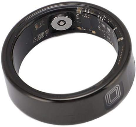 Smart Ring mit Display, Touchscreen IP68 Wasserfester Fitnessring mit Mehreren Sportmodi Zur Gesundheitsüberwachung von Männern und Frauen (#12)