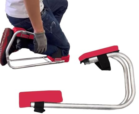 Repose-genoux de jardinage avec sangles Coussin d'assise confortable pour protéger les genoux pendant les travaux de jardinage.