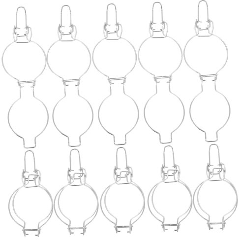 Hemobllo Abrazaderas Metálicas para Frascos Herméticos Pequeños 10 Unidades Acero Inoxidable Cierre Seguro Tarros De Cocina para Conservas y Almacenamiento