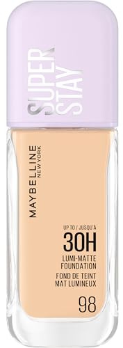 Maybelline New York Super Stay Lumi Matte Foundation 098, Gesichtsgrundierung, 35ml