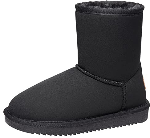 CAMEL CROWN Women’s Winter Snow Boots Warm Faux Fur Lined Boots Classic Slip On Ankle High Booties