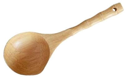 MagiDeal Cucharón de madera para sauna, fácil de usar, con mango largo, decorativo, multiusos, para baño, hogar y ducha.