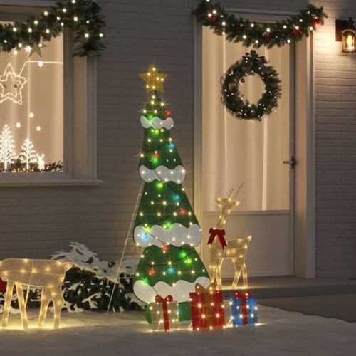 IKAYAA Weihnachtsdeko Außen Beleuchtet Weihnachten Deko Outdoor Weihnachtsdeko Draußen Gartendeko Weihnachtsdeko Aussen Figuren Garten Balkon Type-7#1