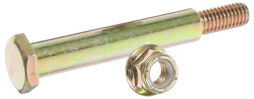 NUOBESTY Universal Rear Wheel Bolt and Lock Nut Set for Lawn Mower, Metal Shoulder Bolts Compatible with Lawn Mower Attachments and Grass Trimmer Accessories