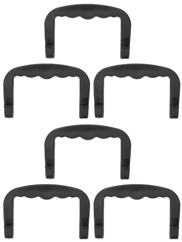 JOINPAYA 6 Stück-Packung Abnehmbare Kunststoffgriffe für Kleintierkäfige und Papageienkäfige Leichter Vielseitiger Kistengriff Einfache Montage für Reise und Transport