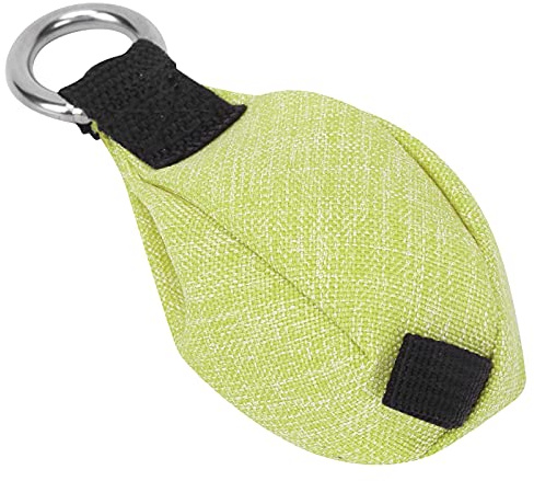 ERYUE Wurfgewichtstasche, Leichte Kletterausrüstung für Baumpfleger, Outdoor-Sportarten, Nylon, Grün (350G)