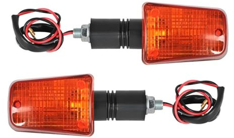 Lumières Position Clignotants De Moto pour Suzuki DR125 DR200 DR250S DR350S Bandit 600 Feux Indicateurs Avant Et Arrière D'arrêt Feux(2 pièces)