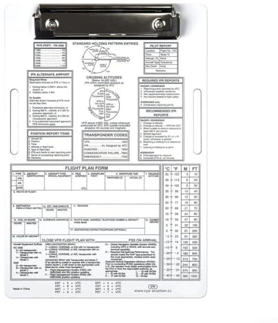 Genouillère pilote en aluminium pour planification de vol IFR VFR, porte-bloc aviation avec clip en métal et sangle de jambe, support de tableau de bord pour étudiants pilotes (IFR)