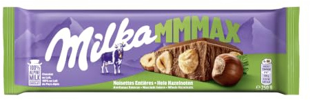 Milka Chocolat Extra Gourmand Noisettes Entières, 270g