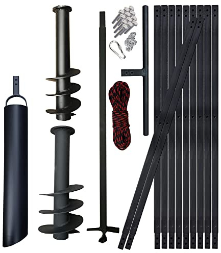 PWSAM Tarière pour fontaine - 12 m - 120 + 145 mm - Avec plunscher 90 mm