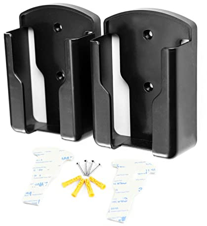 2er Fernbedienung Halterung, Universal Fernbedienungshalter, Wandhalterung Fernbedienung Aufbewahrung Organizer Halter für TV, Soundbar, Klimaanlage