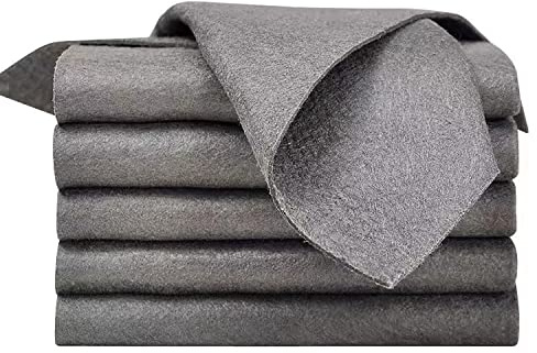 Sovtay Magic Cleaning Cloth, Thicken Magic Cleaning Cloth, Streak Free Reusable, for Cleaning Windows, Kitchens, Glass, Cars (5pcs,30x30CM)