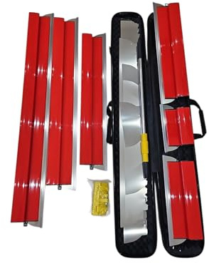 Spatola per Stucco, Spatole Spatola per Stucco Spatola in Acciaio Inox per Finitura Cemento E Calcestruzzo Cazzuola con Design della Maniglia a Forma cm60