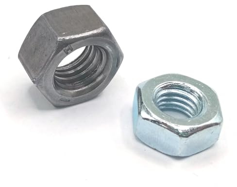 Montage-fix Sechskantmutter Zollgewinde UNC UNF Zoll - 3/8 x 1/2 1/4 - Stahl Grade 5 (~8.8) - verzinkt oder blank - Außensechskant