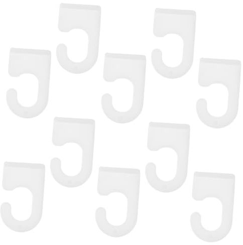 Holibanna 10st Werbehaken Rollos Home Scroll-befestigungshaken Aufhängehaken Für Schriftrolle Kunststoffhaken Zum Aufhängen Von Schriftrollen Scrollhaken Ersetzen Zubehör Plastik Weiß