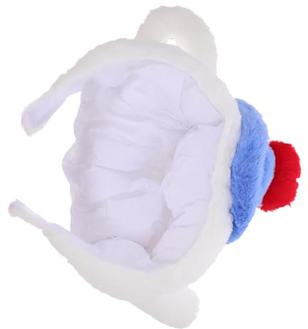 VICASKY Plush Tea Kettle Hood Soft Cosplay Headgear Halloween Teapot Hat for Adults and Children Party Photo Prop