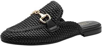 Marco Tozzi Sabot Stylish Women's Slippers, Black, 8 Women