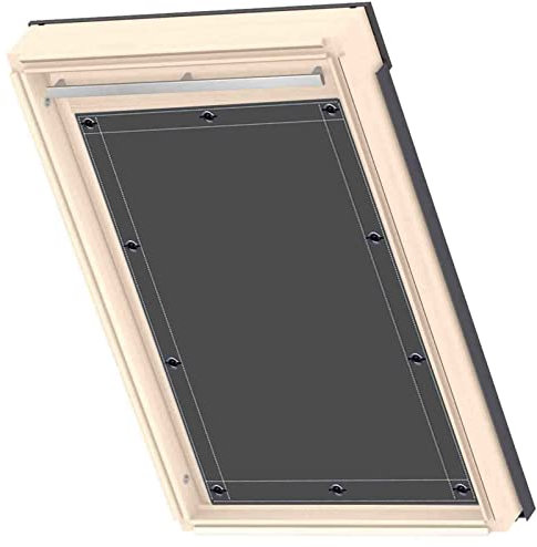 Jalousien – Verdunkelungs-Fensterblenden, Größen, perfekt für Zuhause, Büro, Arbeitszimmer & Auto, Anthrazit, 43 x 96 cm