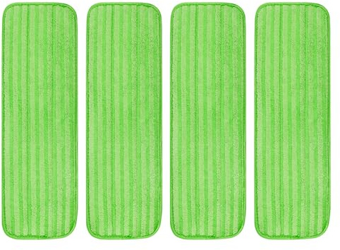 Qklyxr 2/4 pièces tampons de vadrouille en microfibre, for, for aspirateur Sweeper XL utilisation sèche et humide chiffons de vadrouille for nettoyage de sol Tampon pour robot serpillière(4 PACK)