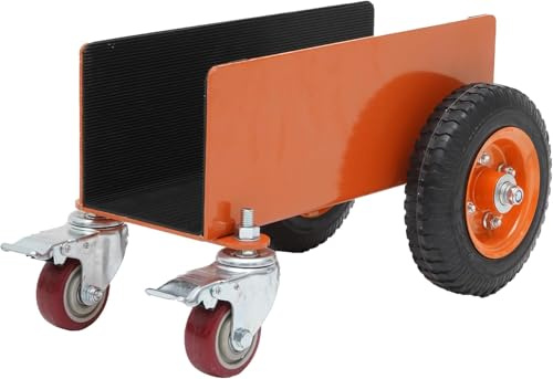 petour Carro de placas, 544 kg, con ruedas universales, placas de mármol, placas de madera, puertas, ventanas