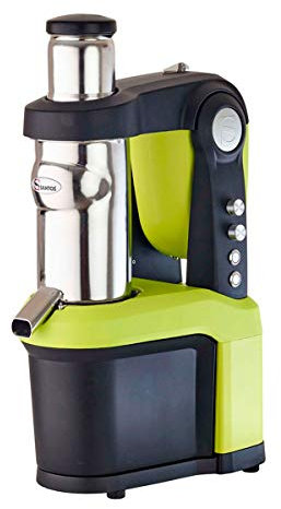 Santos 408.120 Extracteur de jus lent, en acier inoxydable, vert, 23,6 cm de long, 41,2 cm de large, 64,2 cm de hauteur