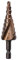 Spiral Grooved Step Drill Bit, M35 High-Speed Steel 4-20mm 4-32mm Cobalt-containing Spiral Pagoda Drill, Drill and Enlarge Hole for Wood Metal Stainless Steel (4-20mm)