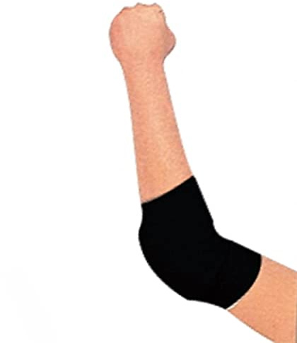 PFG Elbow Pads Karate MMA Muay Thai Training All Sports Protection (Black, S) (2650-2692)