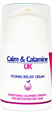 Veil Cover Cream Calm and Calamine UK | Traditional Calamine Cream for Irritated or Itchy Skin Relief 50g