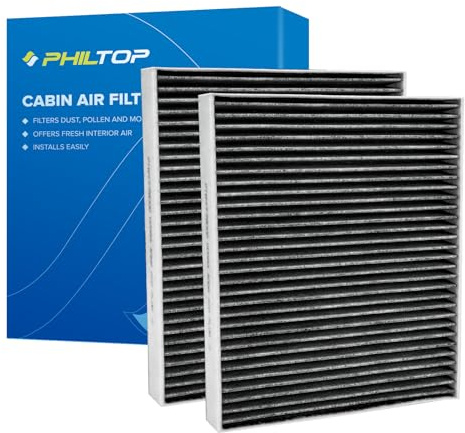 PHILTOP Cabin Air Filter, Replacement for CF11220 535i 2011-2016, 528i, 750Li, 550i, 650i, M5, 740Li, 640i, M6, 535d,Premium Cabin Filter with Activated Carbon Filter