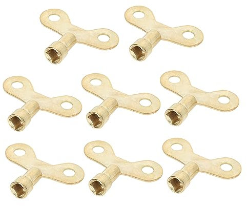 jojofuny 10pcs Radiator Bleed Key Exhaust Valves Key for Radiator Plumbing Valves Accessories in Bathroom