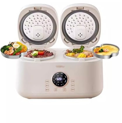 WANGHAI-666 Ollas arroceras Olla arrocera eléctrica de Doble vejiga, Olla arrocera automática multifunción, Olla de Cocina eléctrica, Olla arrocera Inteligente Máquina para Hacer arroz