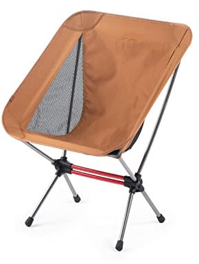 HZHXIFUFA Verbreiterter Klappstuhl für den Außenbereich, tragbarer Freizeit-Skizzenstuhl für Strand, Camping, Angeln, Aluminiumlegierung, Mondstuhl