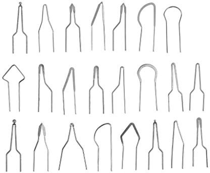 Brandmalerei-Maschinenspitzen, 1,0 mm dick, für Brandmalerei, Metalllegierung, Zubehör mit hoher Impedanz, 23 Stück