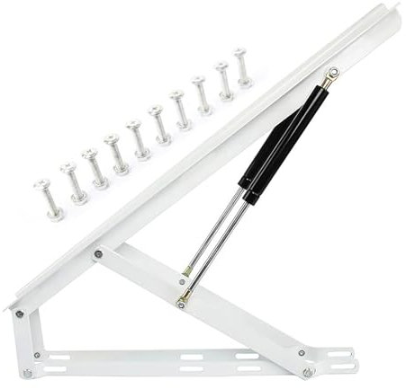 2 x hydraulische Stützstange für Bett, hydraulischer Betthebemechanismus, Klapplift für Bett, Gasfeder, hydraulische Stoßdämpfer, pneumatische hebbare Stützstange für Bett, Tatami, Sofa, Sch