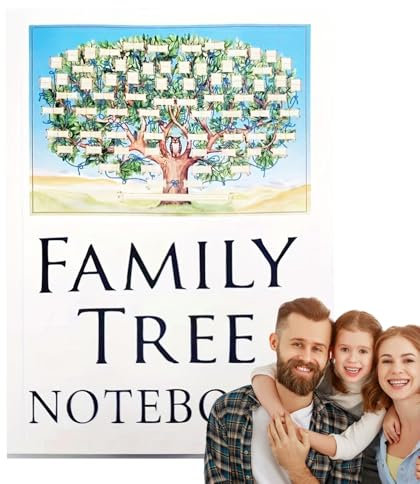 Släktträd, Familjehistorisk dagbok, Familjehistorisk dagbok, Släktforskningsarrangör, Släktforskningsdiagram att fylla i boken, familjehistoriska register över