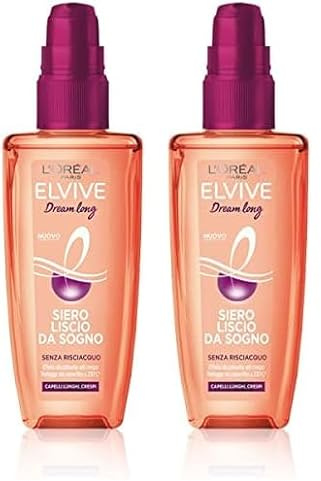 L'Oréal Paris Siero anti-crespo Dream Long, Siero Anti Crespo per Capelli Lunghi, Crespi, 100 ml (Confezione da 2)