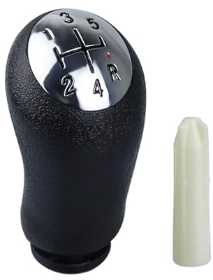 Suysion Pomello Cambio 5 Marce per Renault – Pomello Leva Cambio Leva del Cambio compatibile con Clio 3 2005-2009 Clio 4 2012-2019 Megane 2 Scenic 2 Laguna 2