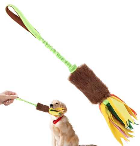 Hundespielzeug-Seil – Robustes Geflochtenes Kauspielzeug, Zahnreinigungsspiel | Tragbares, Langlebiges Zerrspielzeug Mit Knoten, Mehrzweck-Interaktives Haustier-Fitness-Accessoire, Buntes Ziehspielzeu