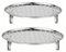2 Pack Steamer Rack, Stainless Steel Round Rack Holder, Steamer Cooking Basket Cooling Rack, Steaming Tray for Home Kitchen Pot Pan Reusable Cooking Pressure Cooker Insert Accessories (20cm, 22cm)