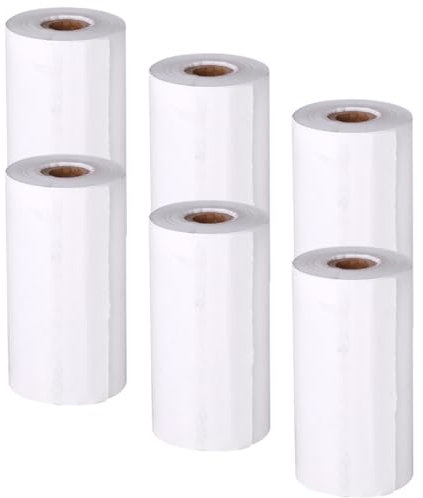 DIYEAH 6 Rolls Thermal Printing Paper for Instant Cameras High Clarity Photo Paper Durable and Vivid Color Compatible with Various Camera Brands for Memories