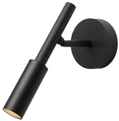 Lampada da lettura moderna a LED Lampada da parete for camera da letto Sfondo Soggiorno Lampada da studio Lampada da parete da comodino minimalista dal design creativo nordico(White,6000K)