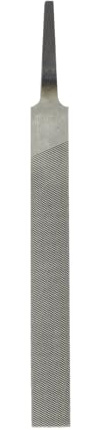 QUARKZMAN Lime Plate Moyenne Taille 4 Double Coupe Dents Acier Haut Carbone Lime Main Sans Manche Pour Metal Bois Ebavurage Enlevage