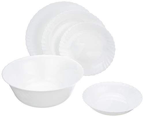 Dajar Servizio Combinato Feston 41 pezzi/12 PERS. Luminarc, Vetro, Bianco, 36 x 26 x 27 cm, 41 unità