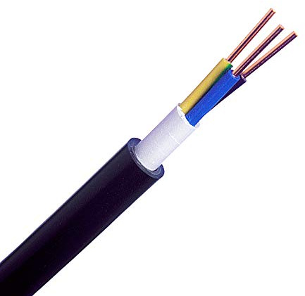 All Lengths 1.5mm PVC Outdoor Hi Tuff Cable NYY-J 3 Core Pond Lighting Wire Outside Power (30m)