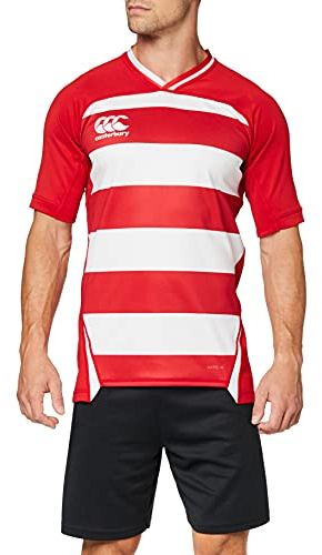 Canterbury Herren Vapodri Evader Hooped Rugby-Trikot